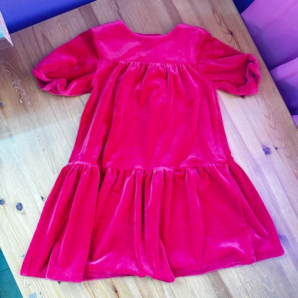 Hanna Anderson velour dress bundle
